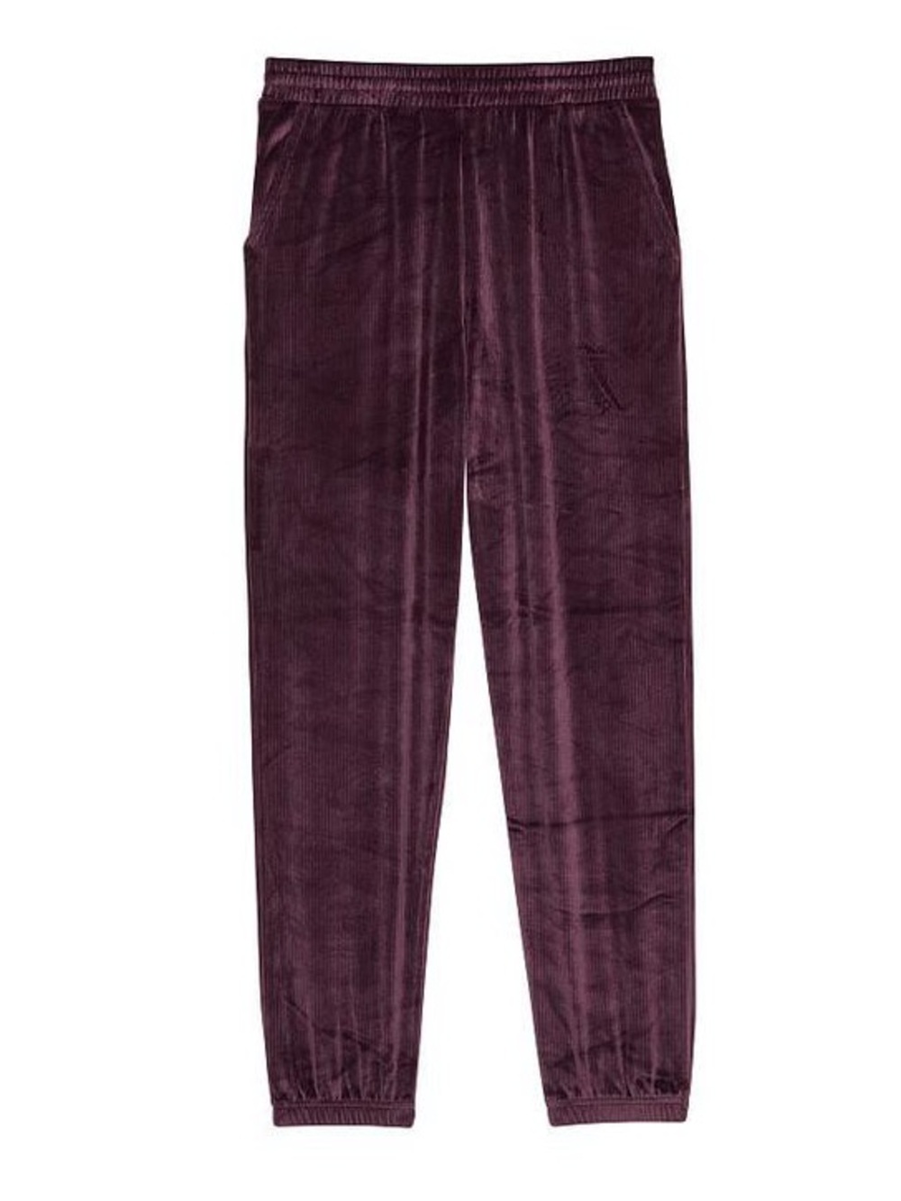 Victoria’s Secret Velour Ribbed Lounge Pants in Winter Wine Size XL